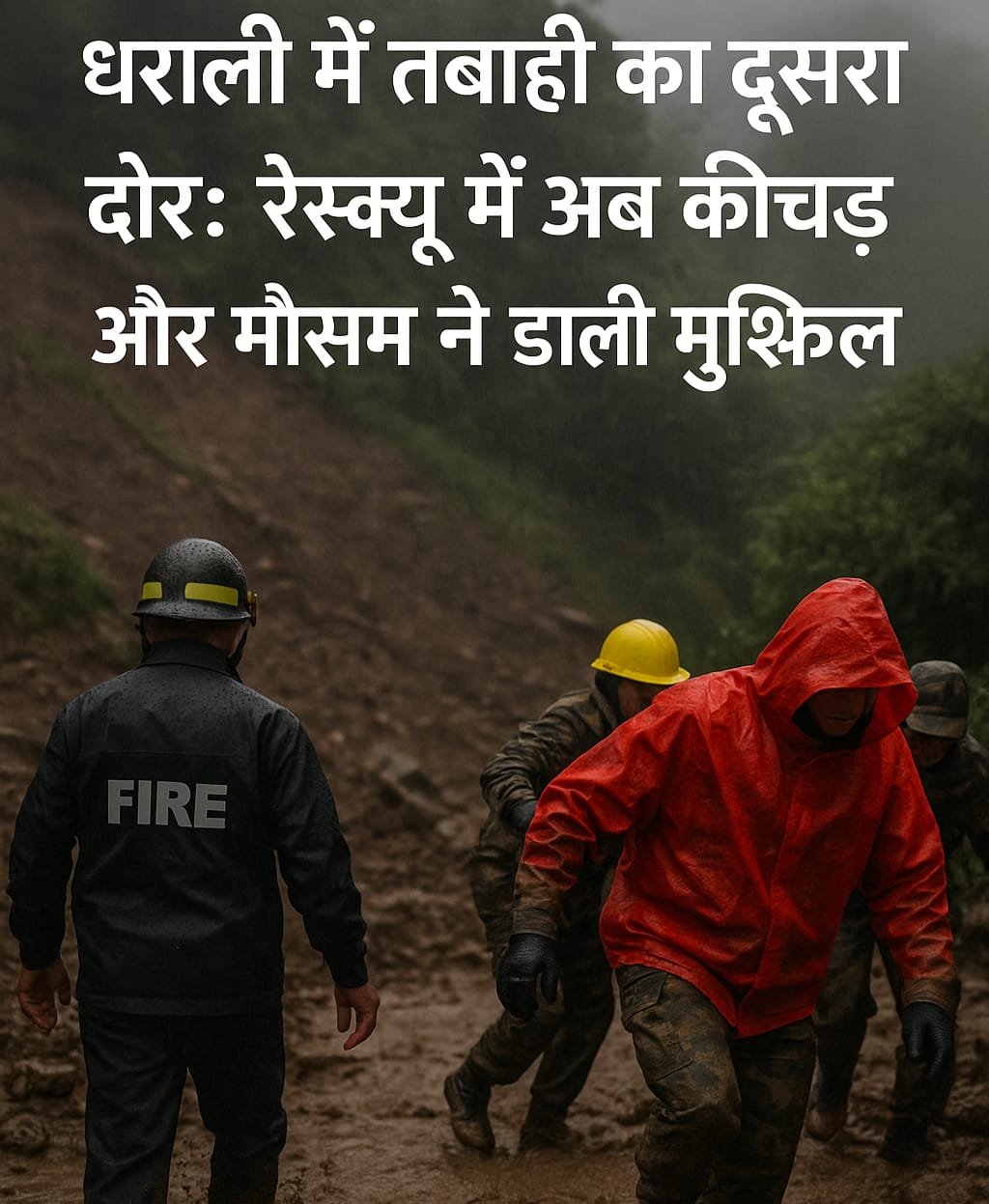 धराली में तबाही